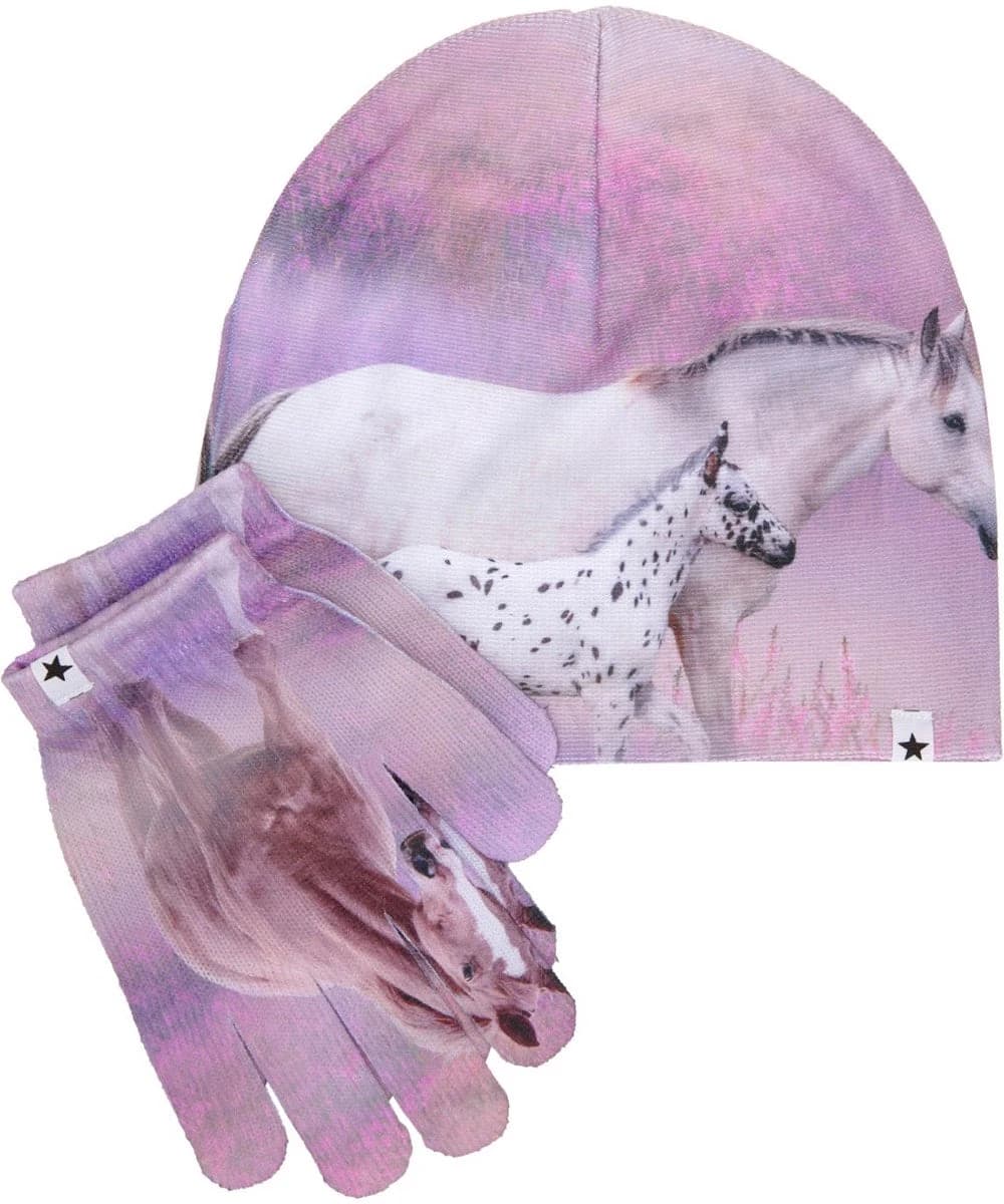 Molo Комплект (шапка+перчатки) Kaya, цвет Dream Horses