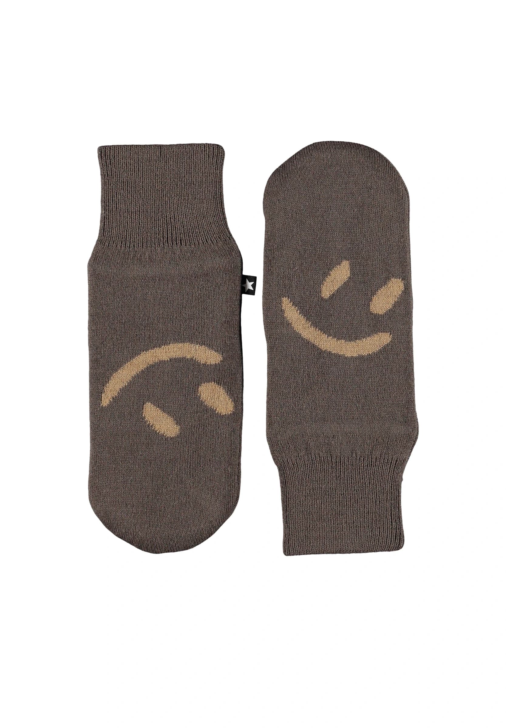 Molo Варежки Snowfall, цвет Bark Brown