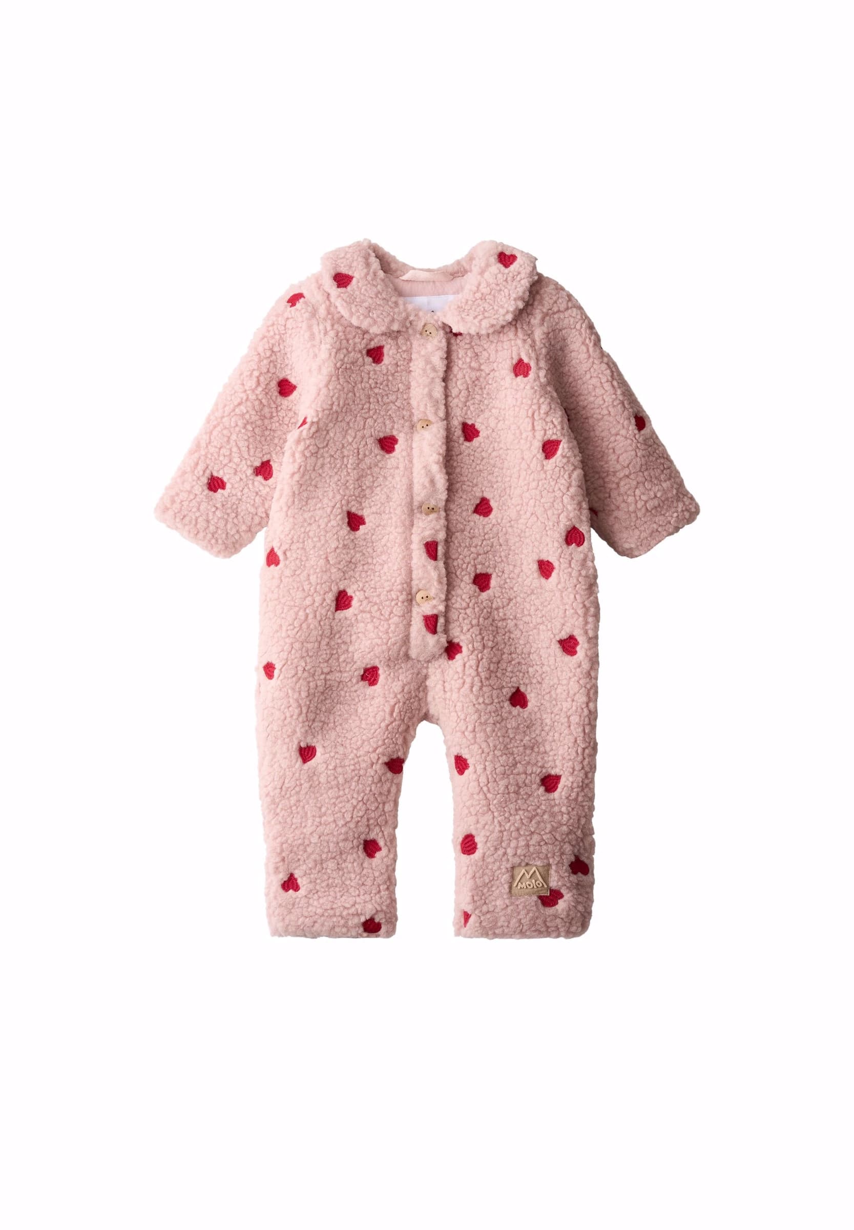 Molo Комбинезон флисовый Udella, цвет Red Hearts Soft