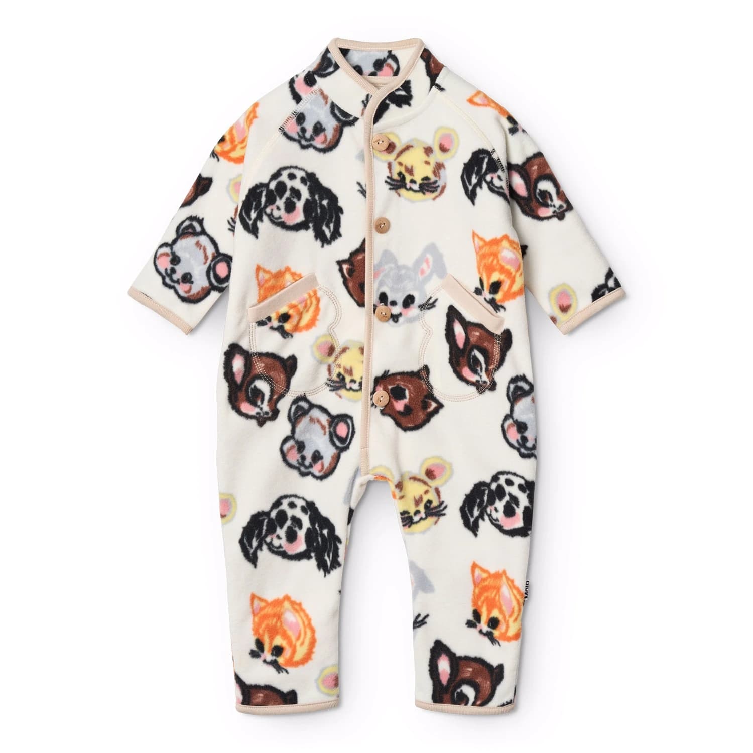 Molo Комбинезон флисовый Udo, цвет Itty Bitty Vanilla