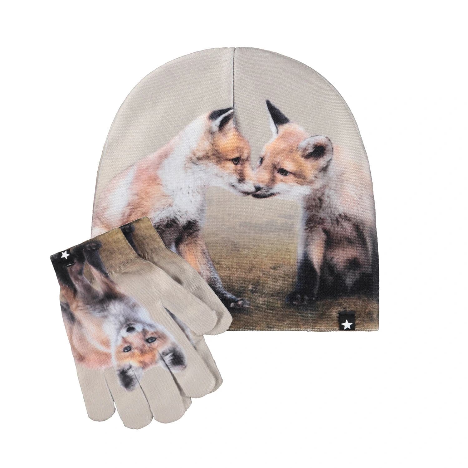 Molo Комплект (шапка+перчатки) Kaya, цвет Fox Cubs