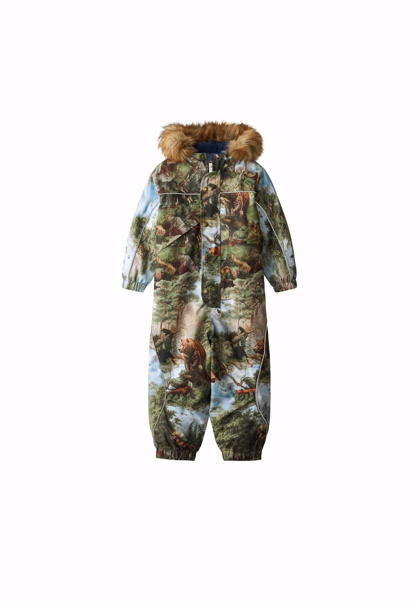 Molo Комбинезон Polaris Fur, цвет Forest Art